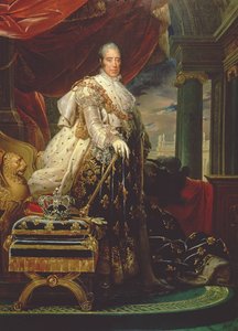 Charles X en robes de couronnement - Baron François Pascal Simon Gérard